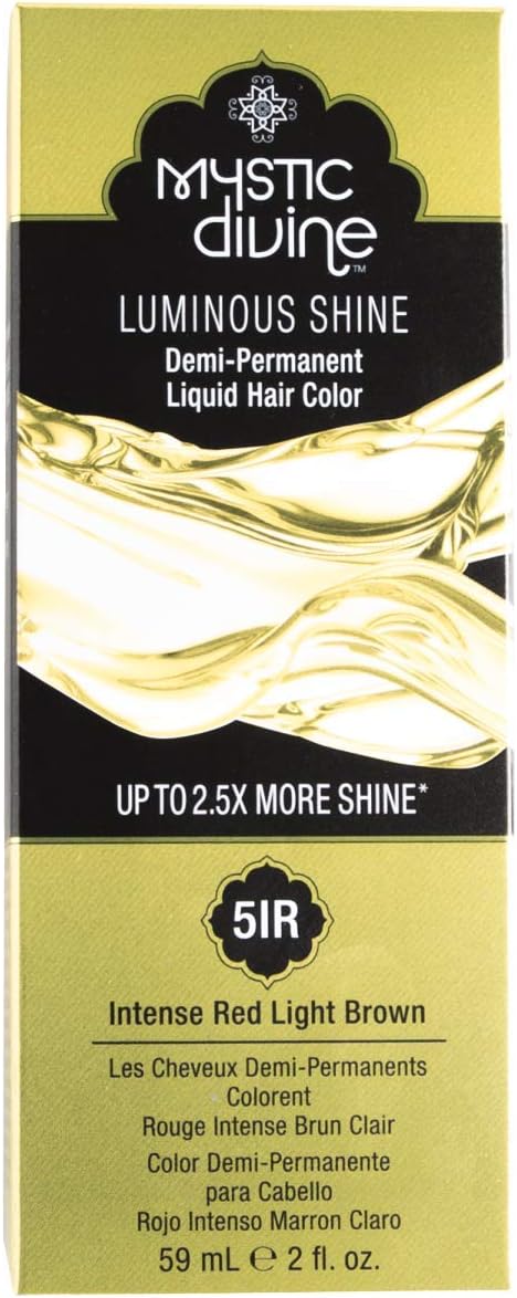 5IR Intense Red Light Brown Demi-Permanent Liquid Hair Color