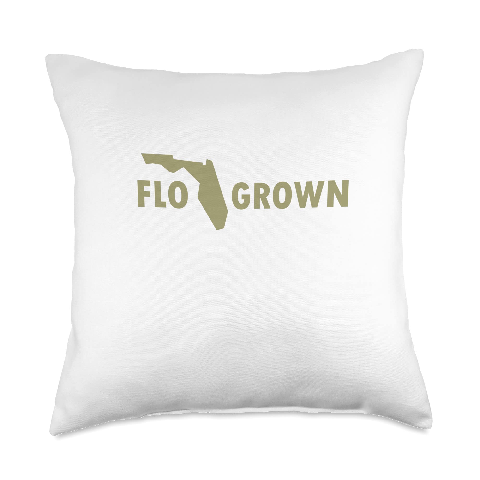 FloWellFlo Grown Goldy Throw Pillow, 18x18, Multicolor