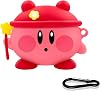 Beats Studio Buds Case, 3D Cute Kawaii Cartoon 2021 New Kirby Soft Silicone Case for Beats Studio Buds Dustproof Shockproof Protective with Keychain