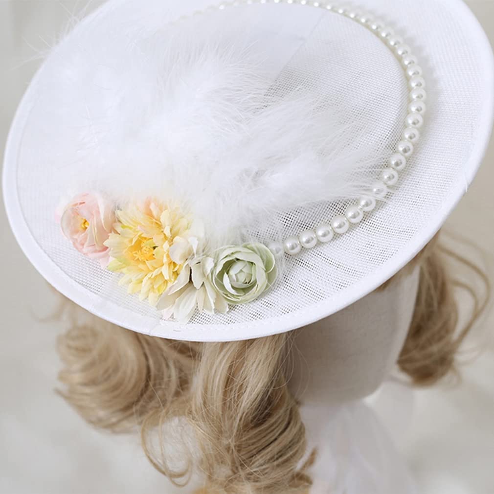 Amazon.co.jp: カクテルハット ウェディング ロリータ風 花嫁用 ヘッド