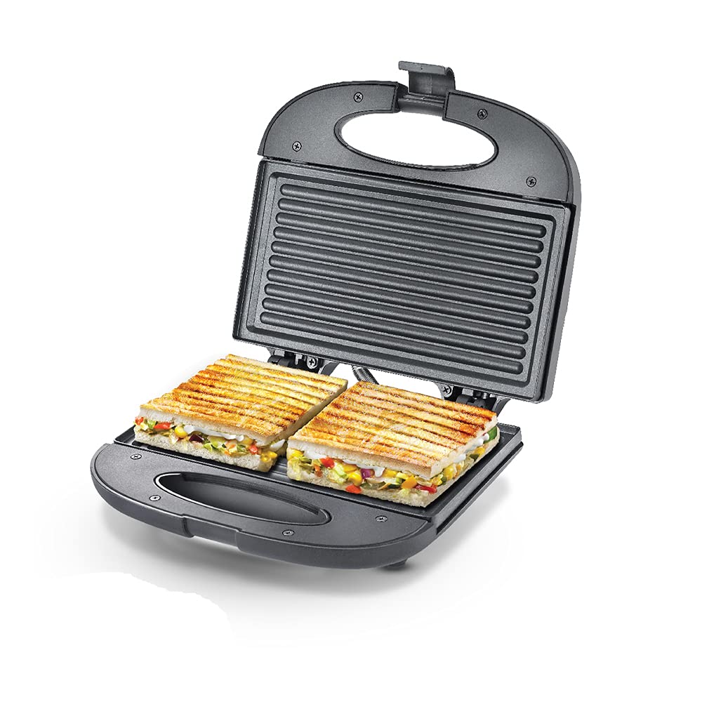 Buy Prestige Sandwich Maker with Grill plates PGMFV, Black, Small