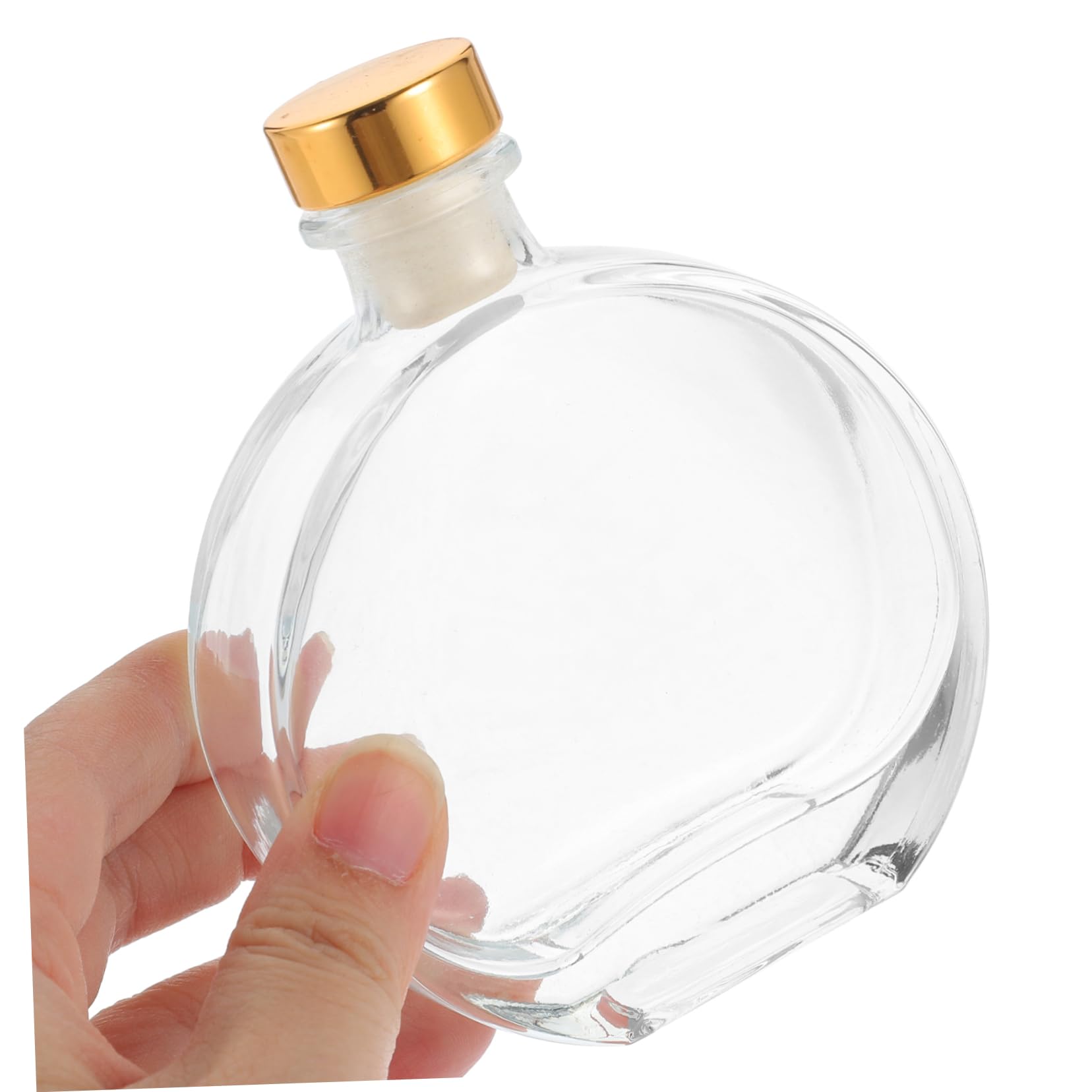 3 Stück Aromatherapie Glasdiffusorflaschen 100 Ml Transparente Ätherische Öl Diffusorflasche Für Raumduft Zuhause Büro Inkl Polymerstopfen Leer