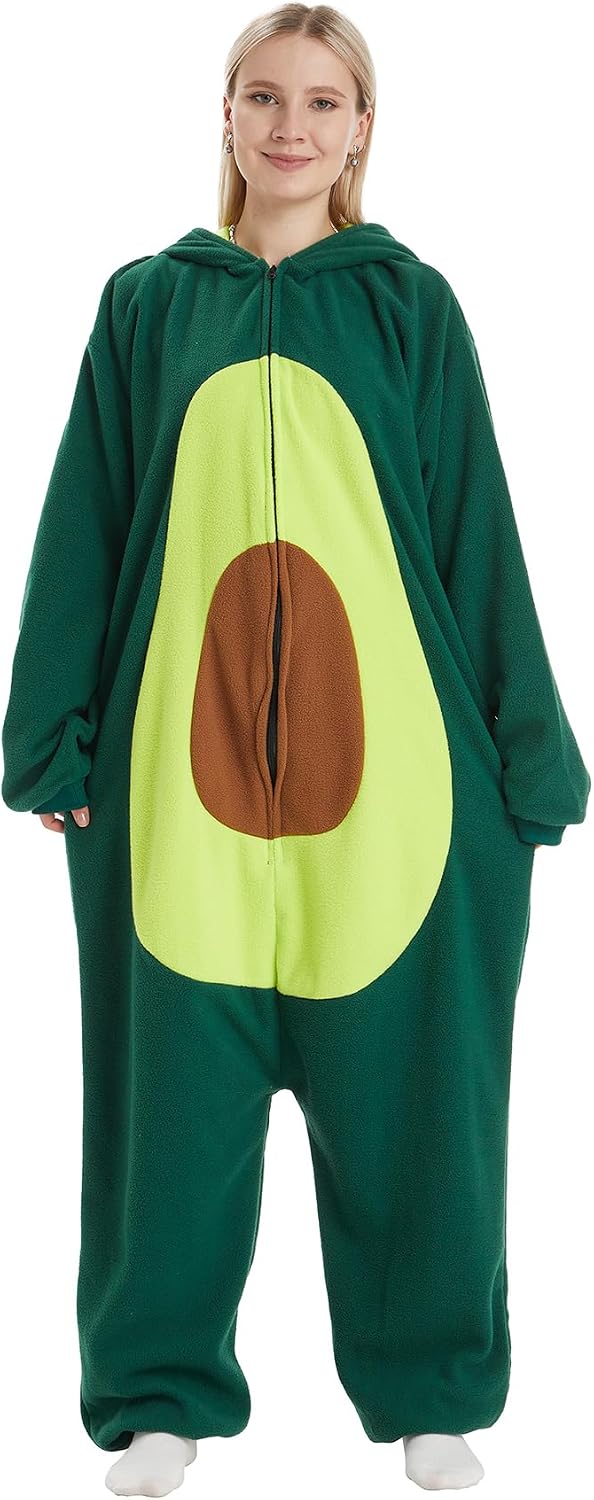 Adult Cute Fruit Onesie Pajamas Fruit Sleepwear Halloween Party Costumes