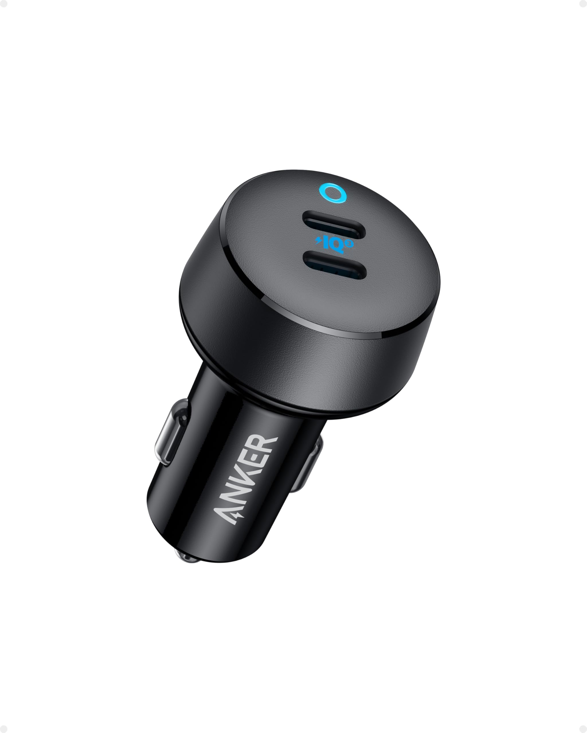 Anker USB C Autoladegerät, PowerIQ 3.0 Typ C Auto Adapter mit 2 Ports 40 W, PowerDrive III Duo mit Netzteil für iPhone 17/16/15 Pro Max, Galaxy S26/25/24, Pixel, iPad Pro und mehr