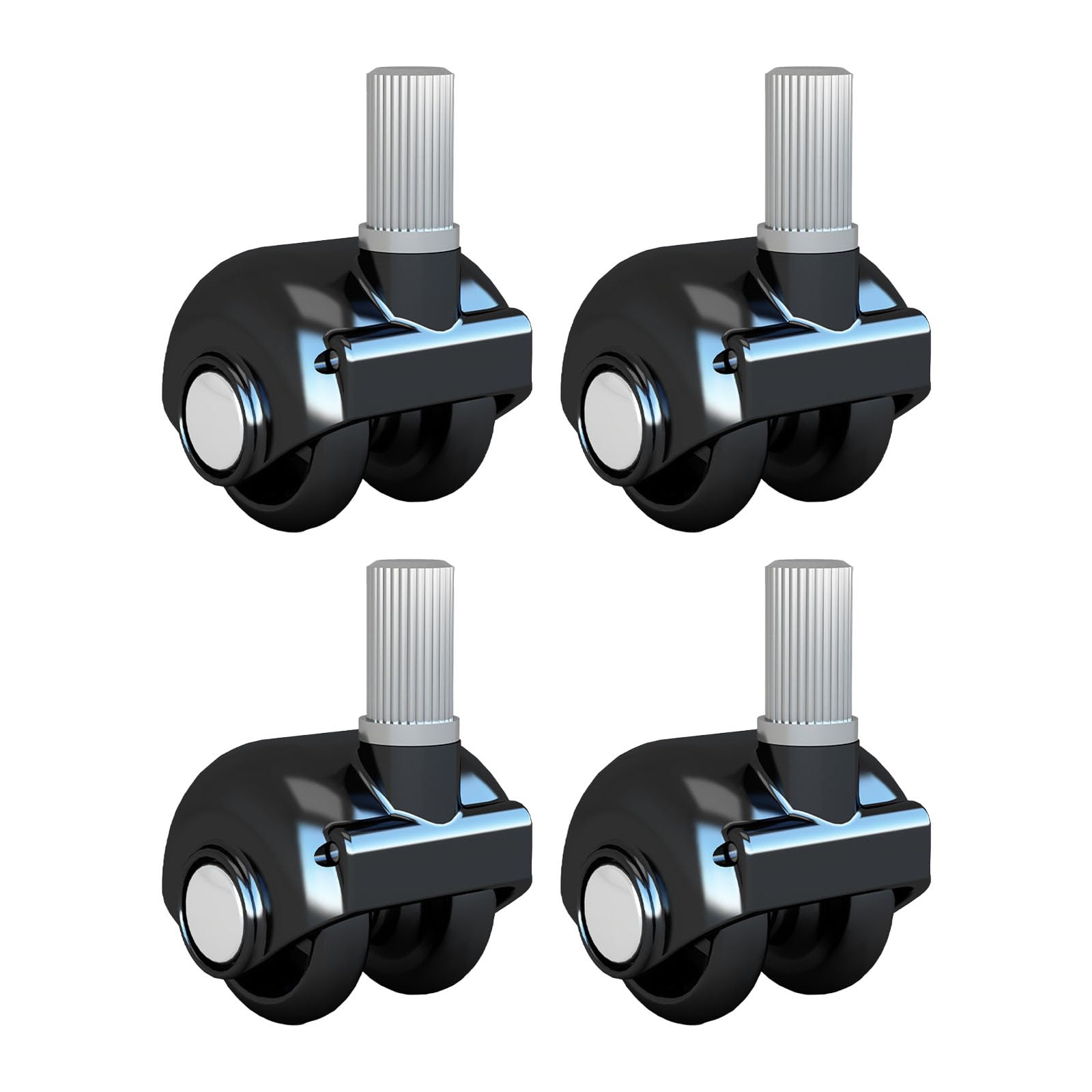 Jazuaiao Multicolor Strong Furniture Casters Presentation Substance Turn Disks Quiet Motion Easy Install For Chairs Desks Furniture Replacement Casters