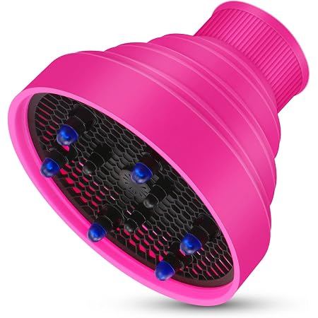 Amazon.com: Segbeauty Difusor de pelo plegable de viaje, difusor de pelo  portátil plegable fácil para cabello grueso fino natural, accesorio  universal para secador de soplado con boquilla de 1.65 a 1.77 pulgadas (