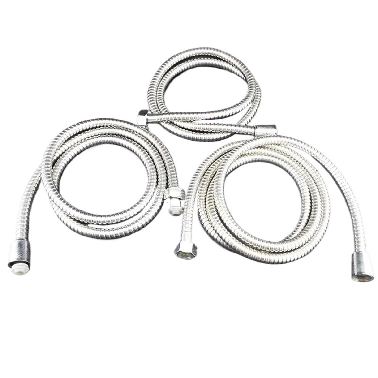 Stainless Steel Flexible Shower Hose, Shower Hose Stainless Steel 1.2-1.5m for Bathroom(1.2M)