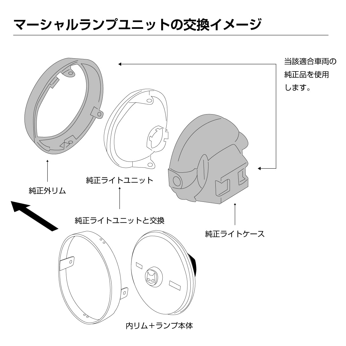 Amazon | マーシャル 722・702スタールクスユニット クリアーレンズ