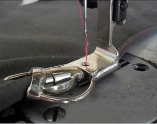 Miniatura 3 de kunpeng1Set Primavera de doble pliegue tipo Hemmer dobladillo prensatelas para individual aguja de costura