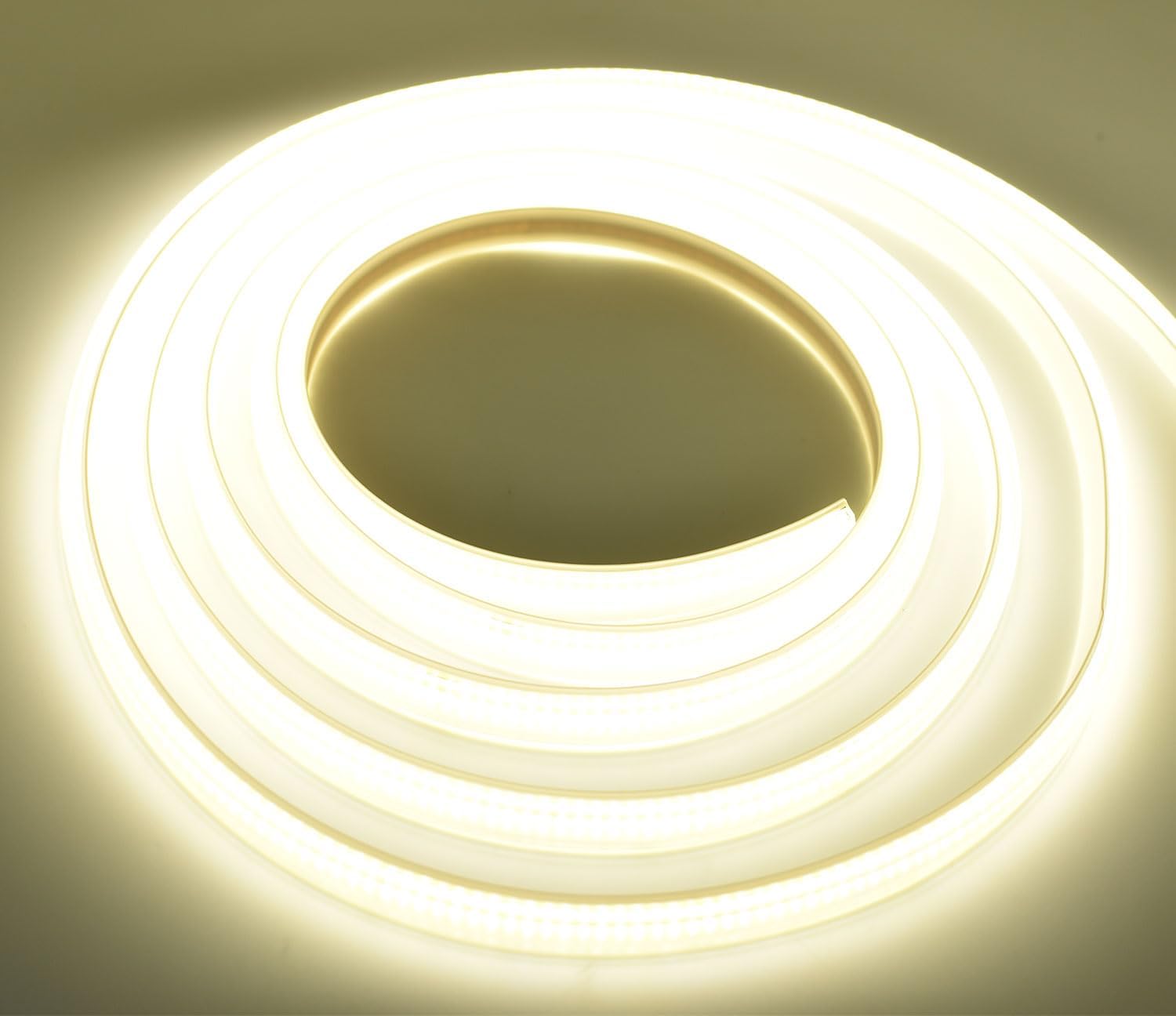COB LED Strip Lights, Plug-in 13ft/4m 110V-130V Super Bright 23000lm Dimmable 1152 LEDs COB Light String Waterproof, More Brightness Than Low Voltage LED Strip Lights Neutral White 4500K