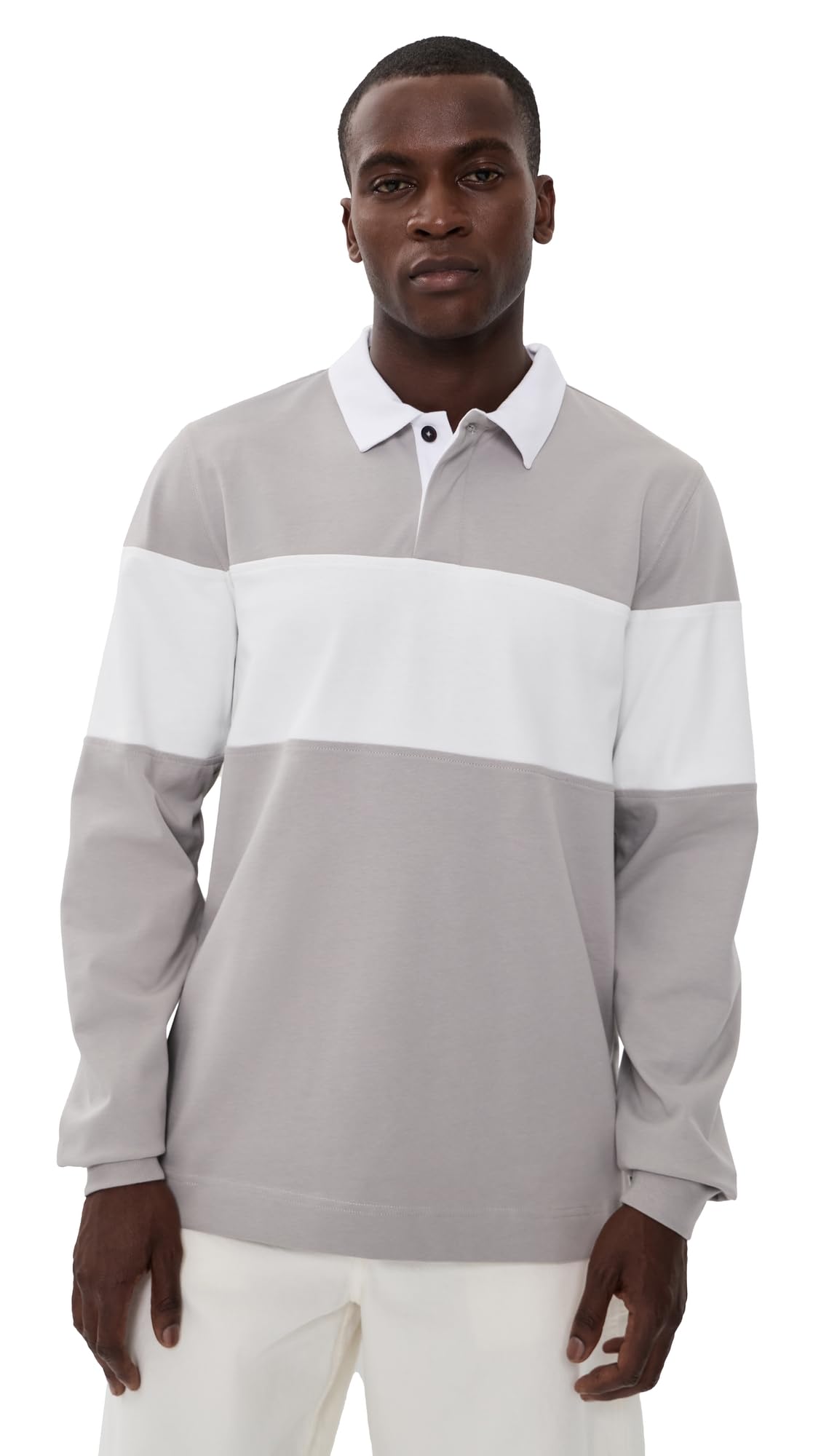 Men's Mens Casual Fit Rugby Top