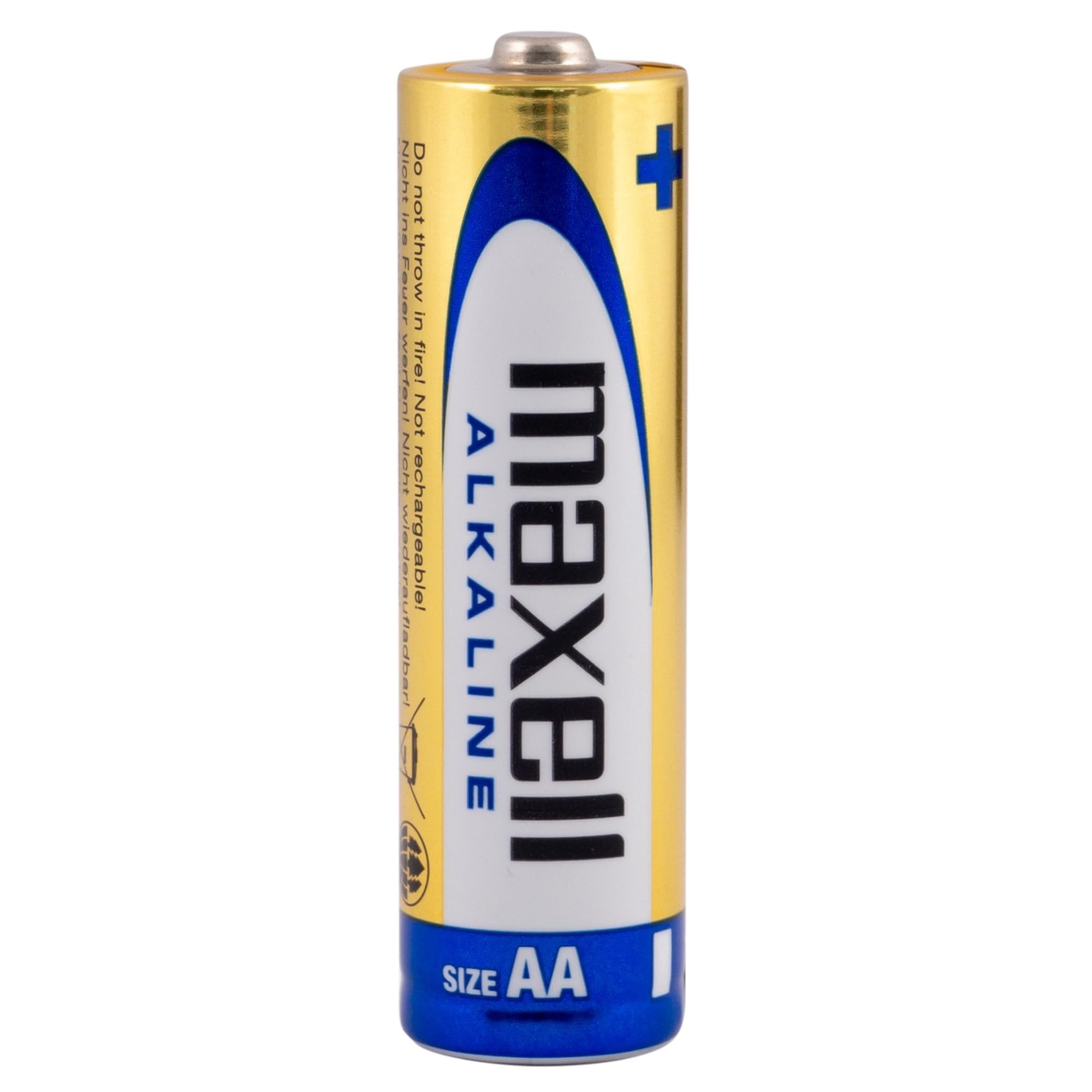 Maxell - AA LR6 MN 1500 10 Batteries, Multi-Coloured