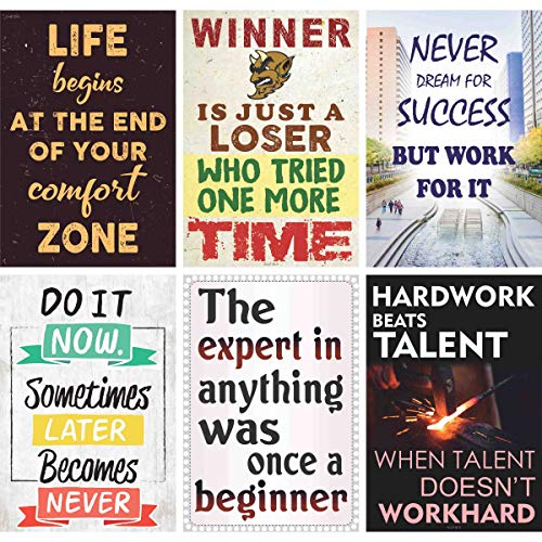 Image of Giant Innovative Wool Bamboo Quote Hd Poster, Multicolour, 12 X 18 Inch