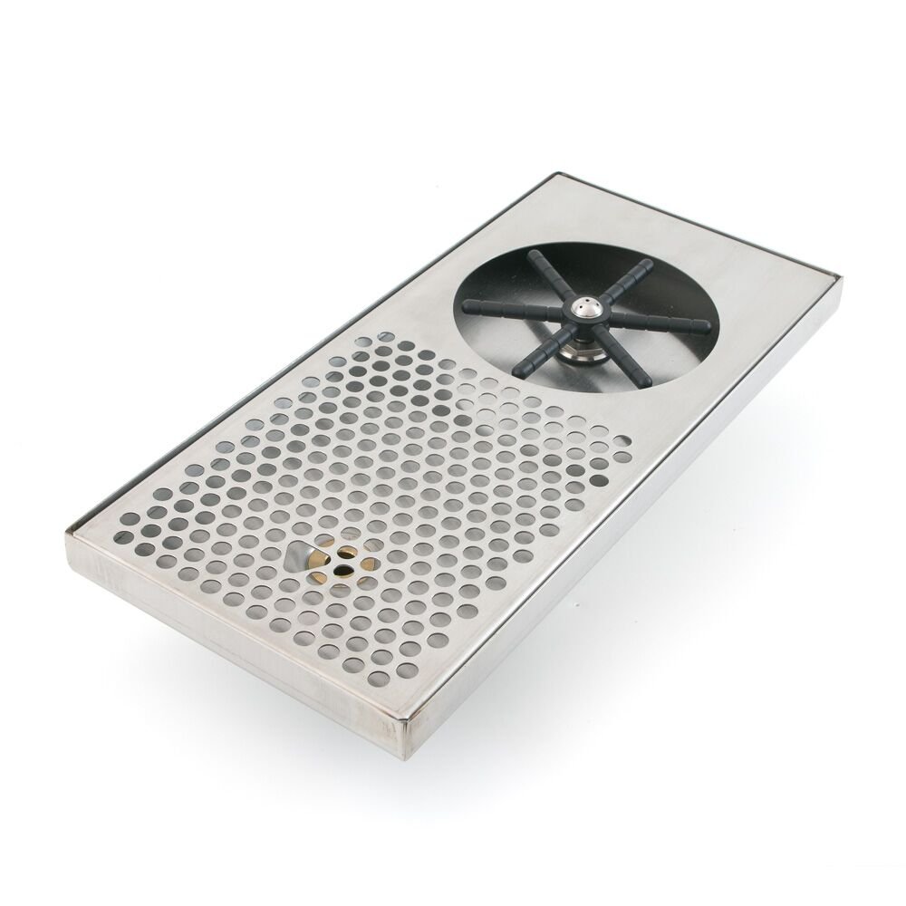 Glass Rinser By Barista Basics I National Safety Foundation Approved I 7 x 15 x 7/8 Inches I Bar