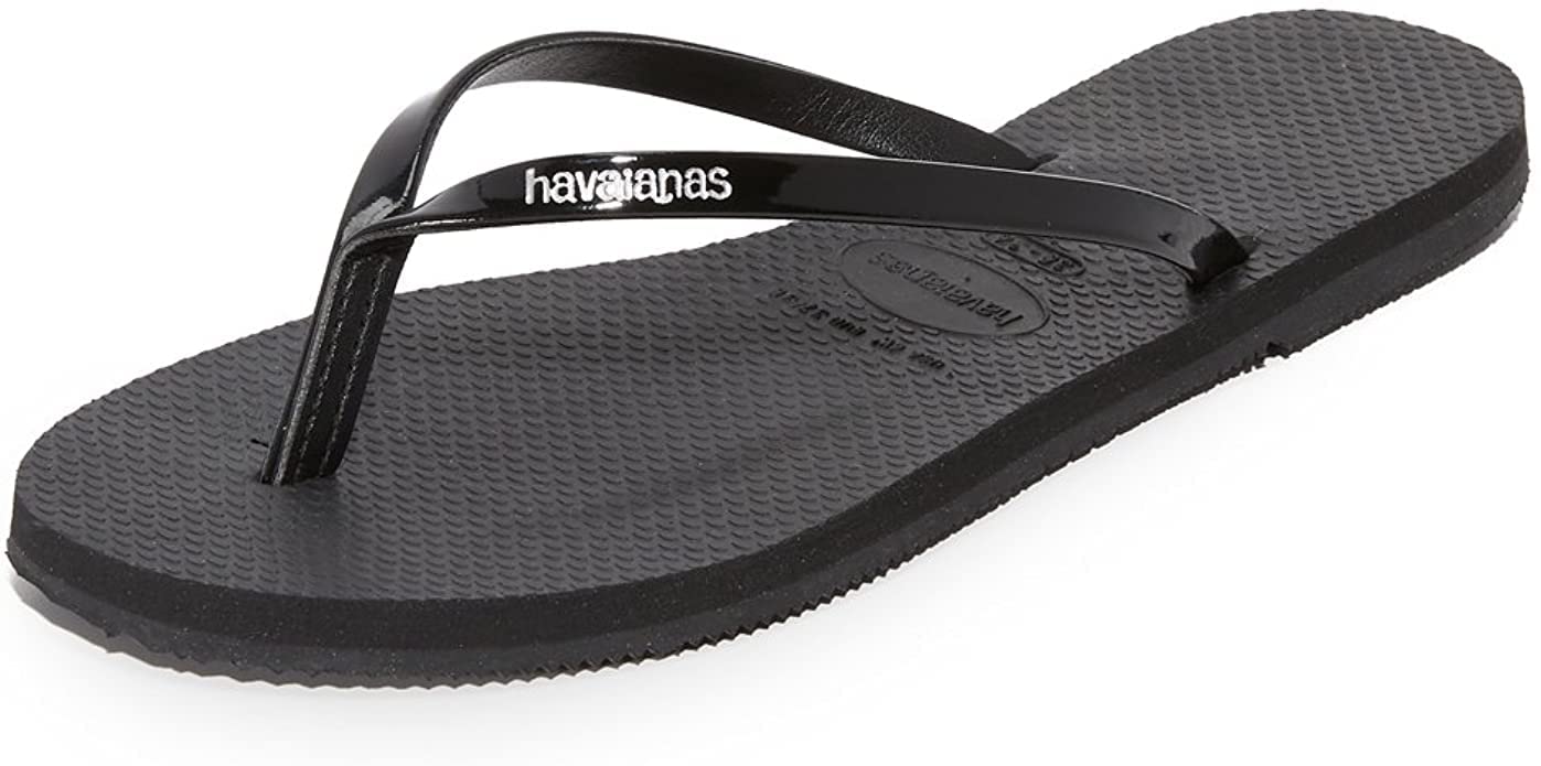 HavaianasWomen's Slim Flip Flop Sandal, Dark Purple, 11-12