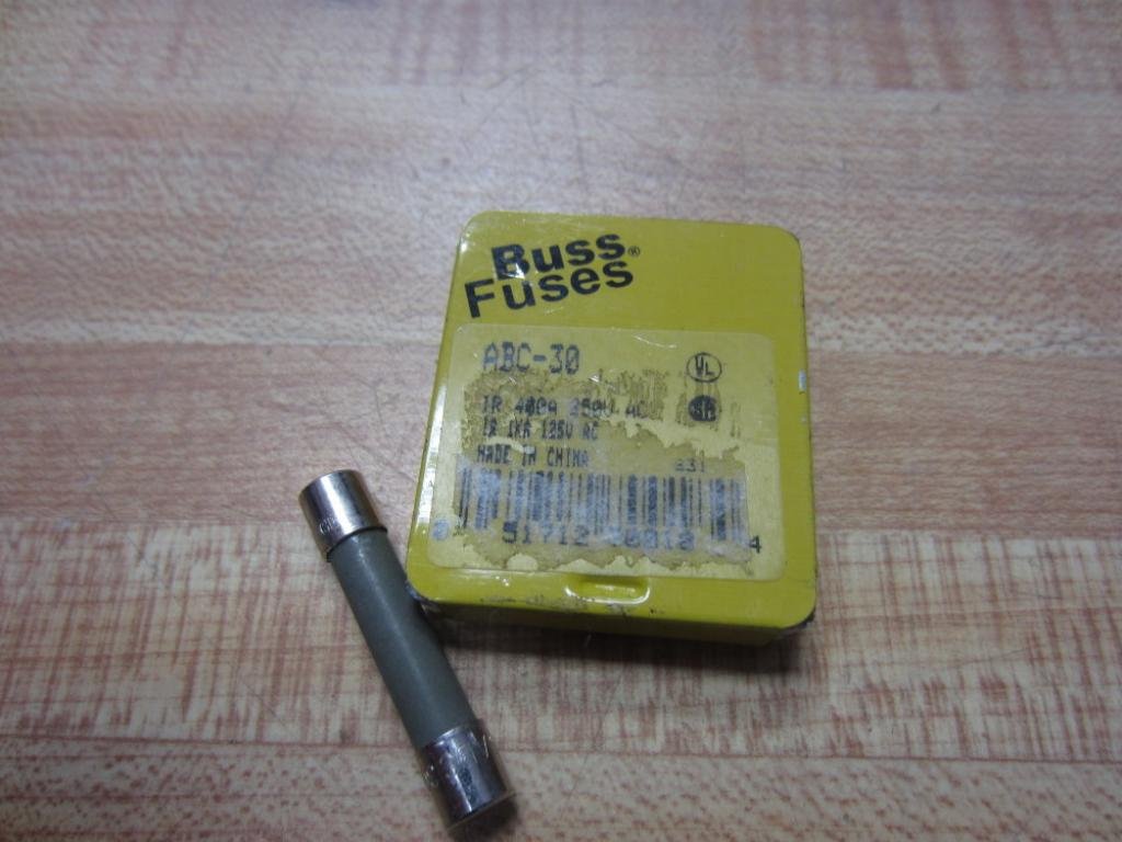 Bussmann ABC-30 Buss 30A 250V Fuse ABC30 (Pack of 5)
