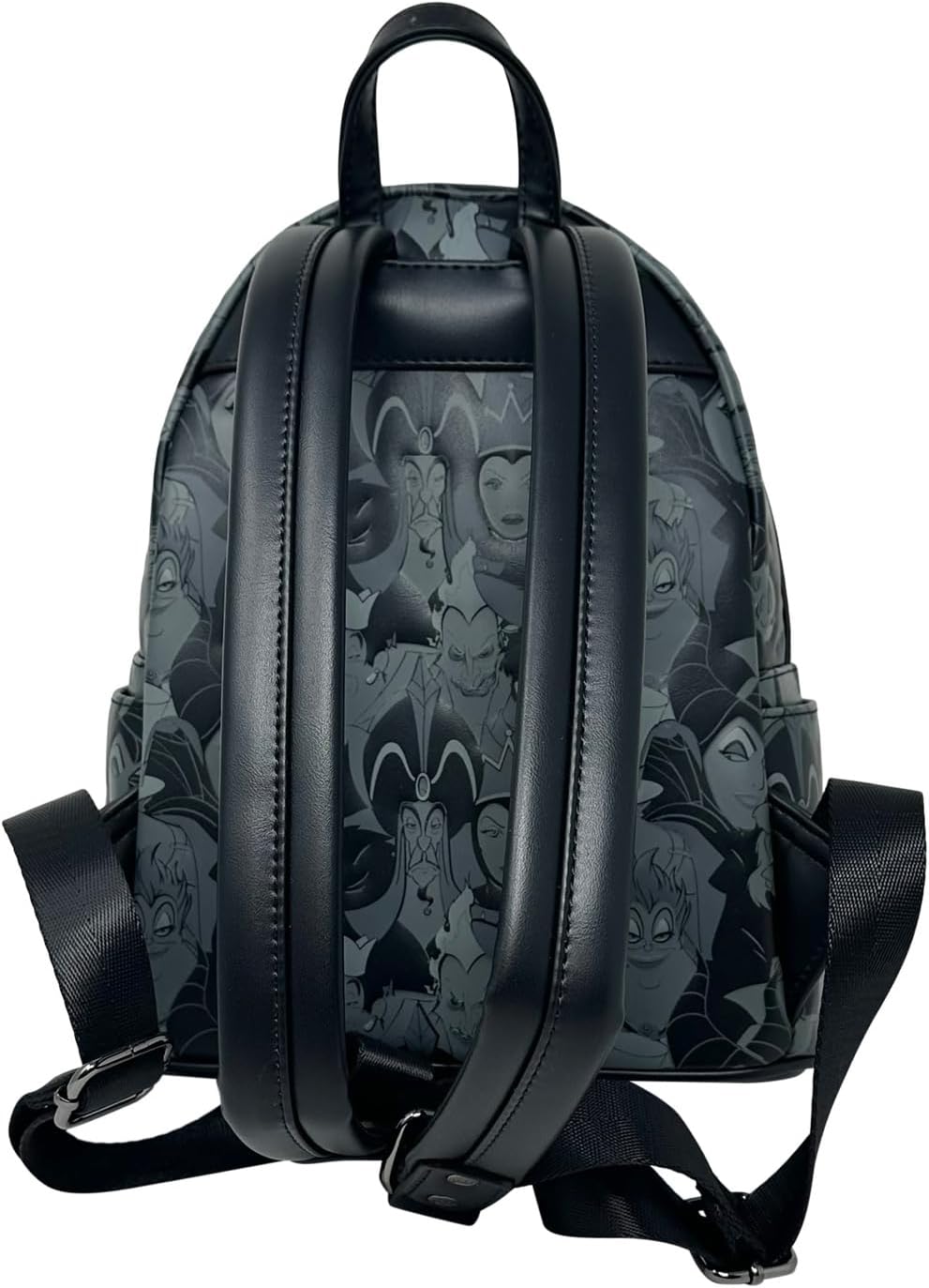 Loungefly Disney Villains Debossed All Over Print Womens Double Strap Shoulder Bag Purse - Image 2