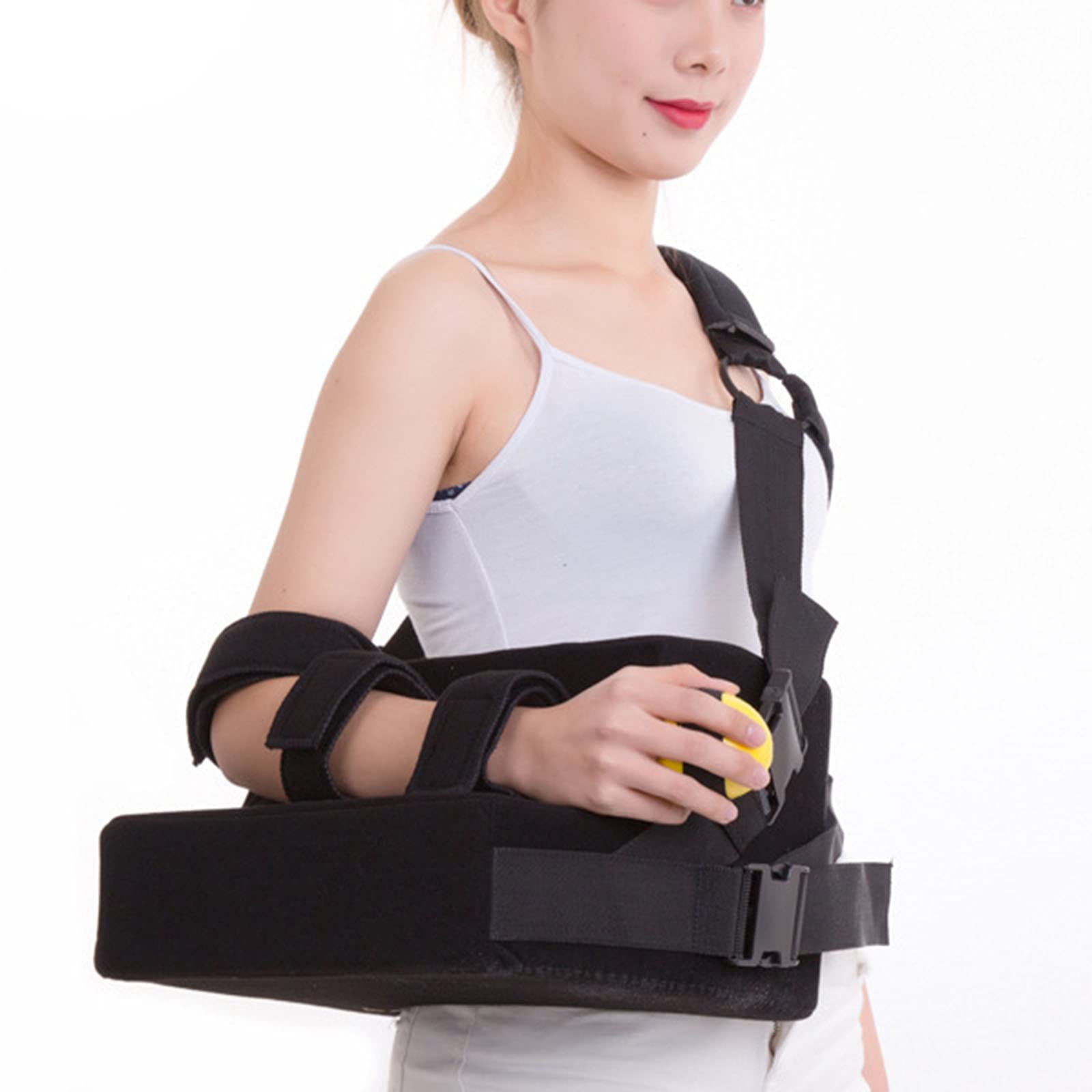 Eslinga para Brazo, Correa De Soporte Médico Ajustable para Hombro para Brazo Roto, Codo, Lesión En El Hombro, Recuperación Rápida,Right