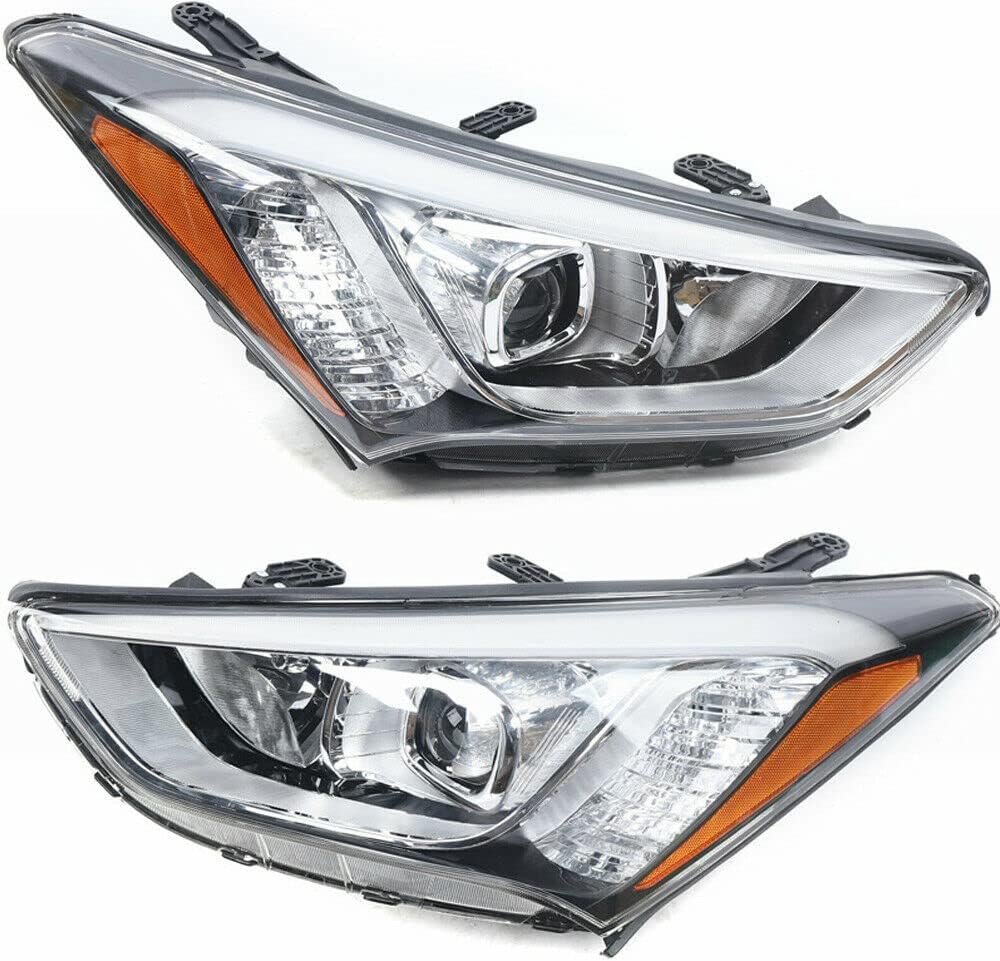 Amazon.com: Veloqua For 2013 2014 2015 2016 Hyundai Santa Fe Halogen ...