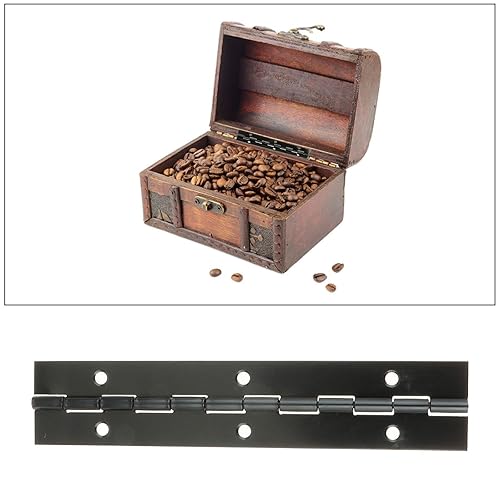 Miniatura 2 de figatia Bisagra de piano de acero inoxidable con agujeros, bisagras para muebles, bisagra continua para puerta, carpintería, ventana, barco,