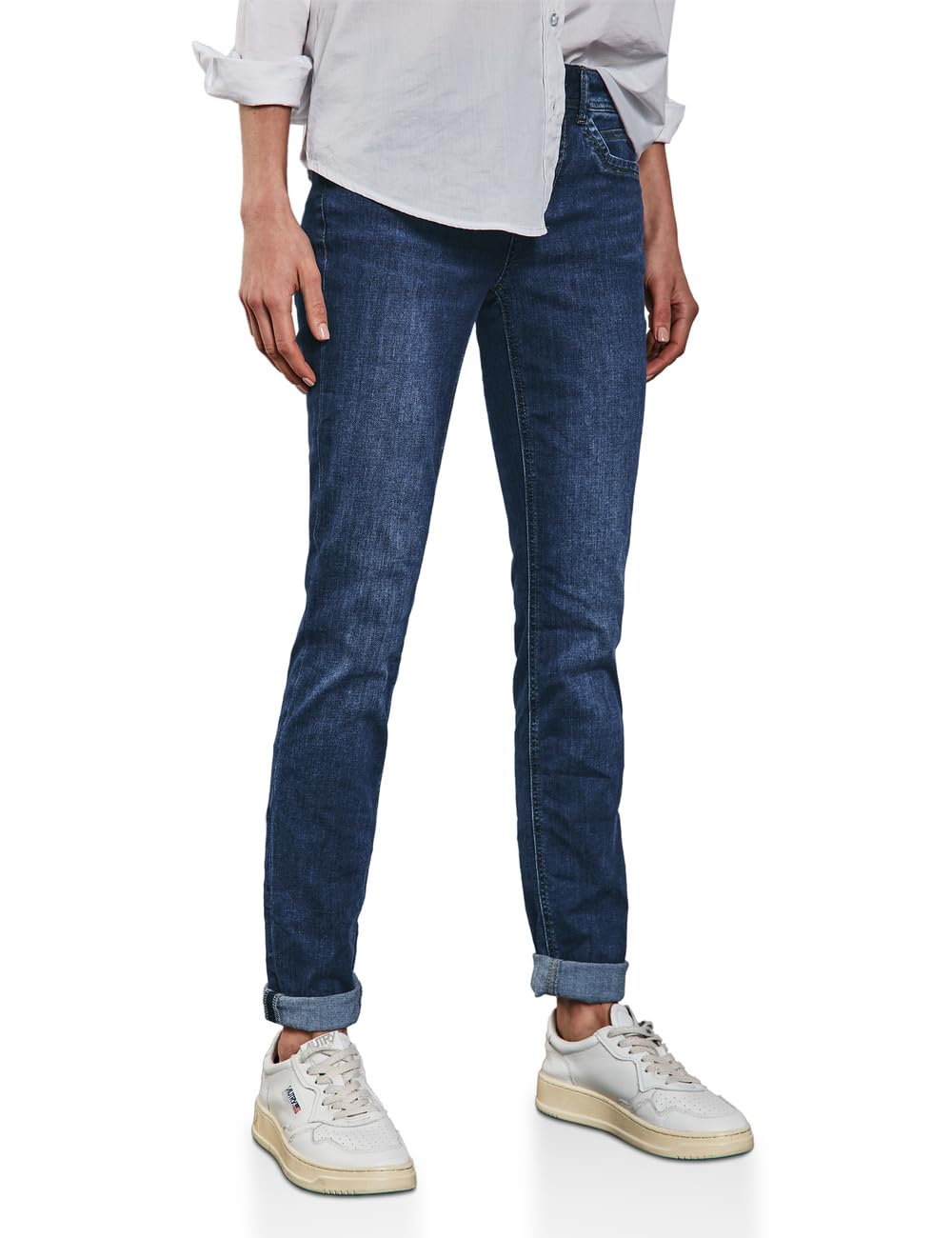 Street One Jeans A378402 Casual Fit Dark Blue Wash 26W/30L