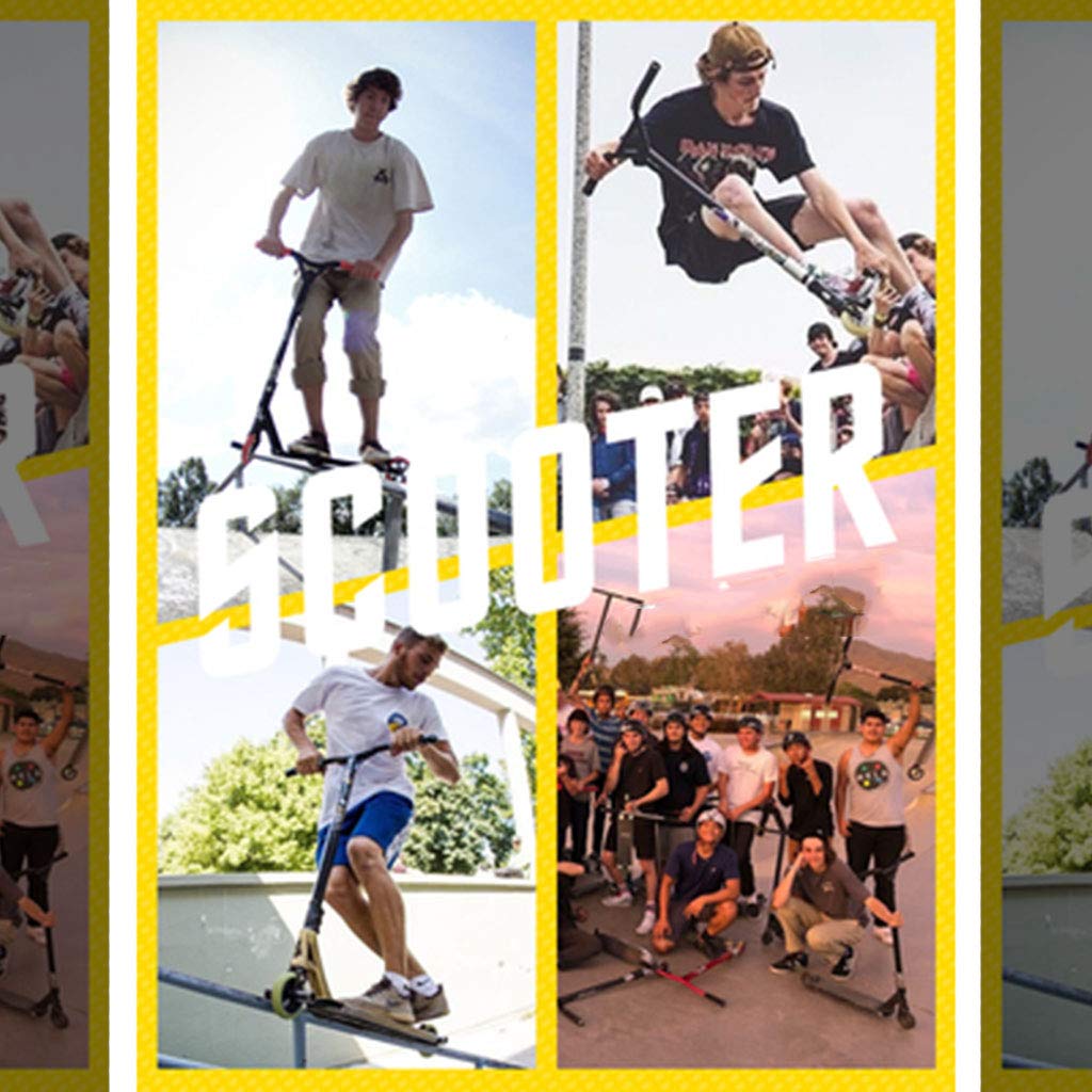 2輪スクータープロの極端なスクータースタント派手な大人の旅行ブラシストリートスケートボードフリースタイルスクーター錦（技用プロキックボード?プロキックス Amazon.co.jp: 2輪スクーター プロの極端なスクータースタント派手な