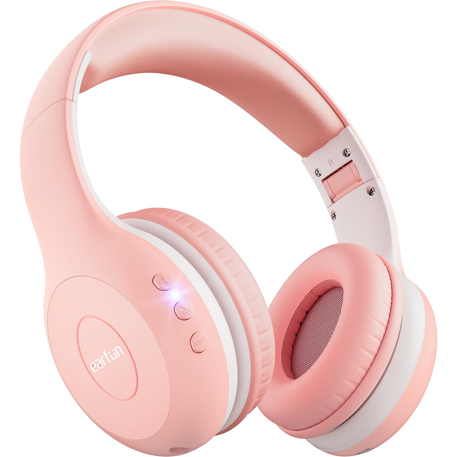 EarFun K2 Kids Headphones Wireless with Mic 45H Playtime, Volume Limit