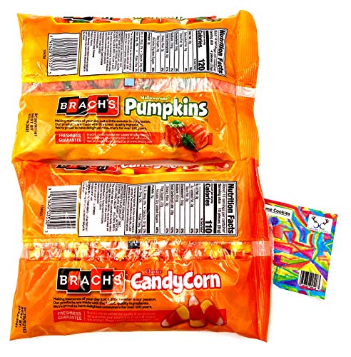 Brach\'s Candy Corn Bundle. One Bag of Brach\'s 16.2oz Candy Corn & One Bag of Brach\'s 16.2oz Mellowcreme Pumpkins & Recipe Card from Carefree Caribou. Over Two Pounds of delish Brach\'s Holiday Candy! - Thumbnail 7