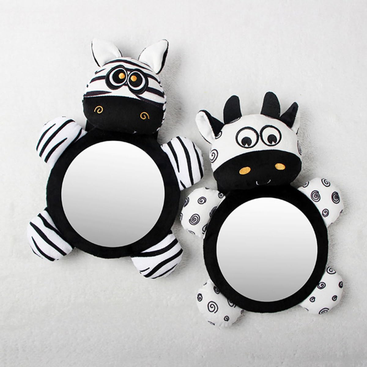 Toyvian 2 Pezzi Specchietto Retrovisore Specchietto Retrovisore Specchio Per Acrilico Nero