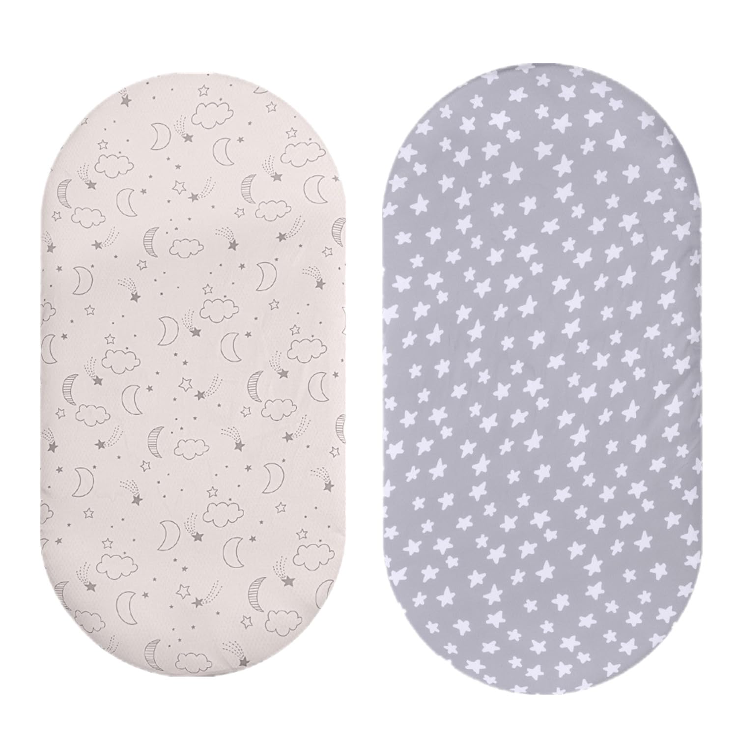 Satin Bassinet Sheets Set 2 Pack