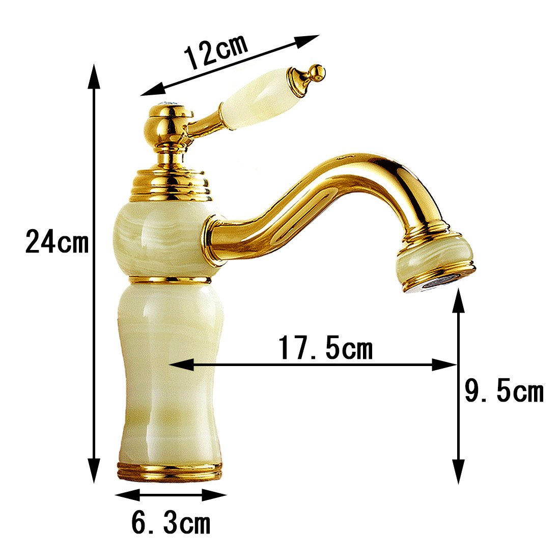 Amazon | Life System(ライフシステム) 洗面用 アンティーク 混合水栓