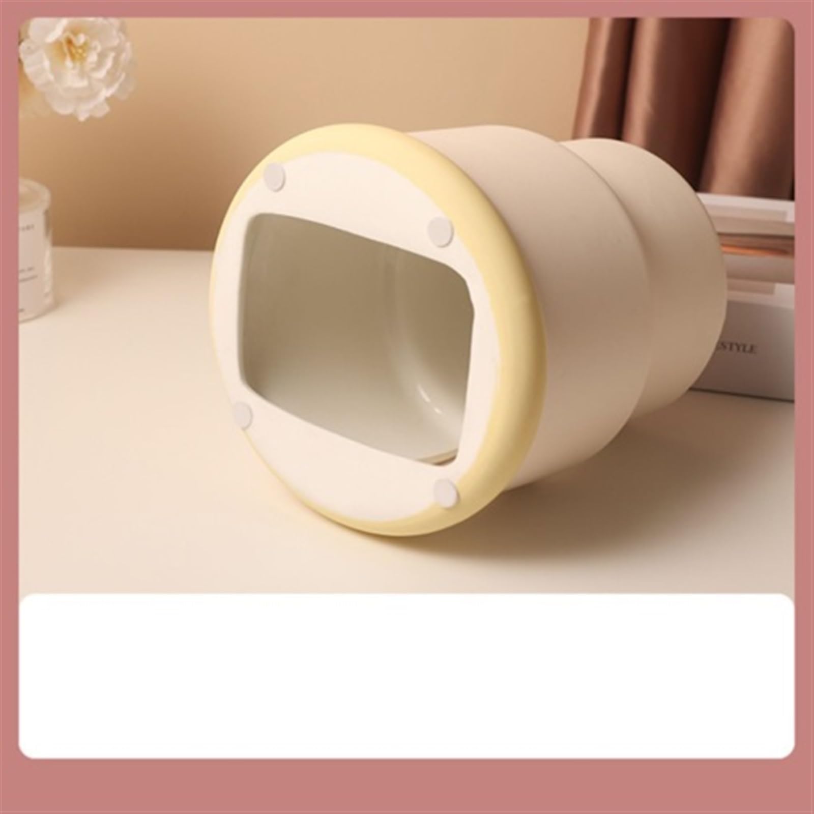 Porte-mouchoirs Boîte à mouchoirs en céramique, tiroir Papier de Bureau for Table Manger Salon, créatif for gâteau Cadeau d'anniversaire Décor de boîte faciale