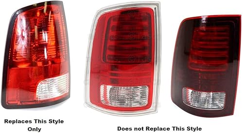 Miniatura 3 de DNA MOTORING TL-DRAM09-LED-3D-BK-SM-G2 Conjunto de luz trasera LED 3D para lado del conductor y del pasajero compatible con Dodge Ram 1500 2500 3500