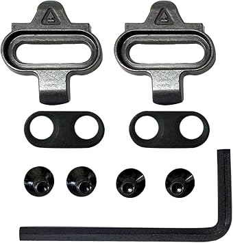 Bike Cleats for Shimano Road Cycling Compatible with Shimano System- Indoor Cycling & Road Bike Bicycle Cleat Set,Mountain Biking, Designed for Women and Men Replacement Bike Cleats