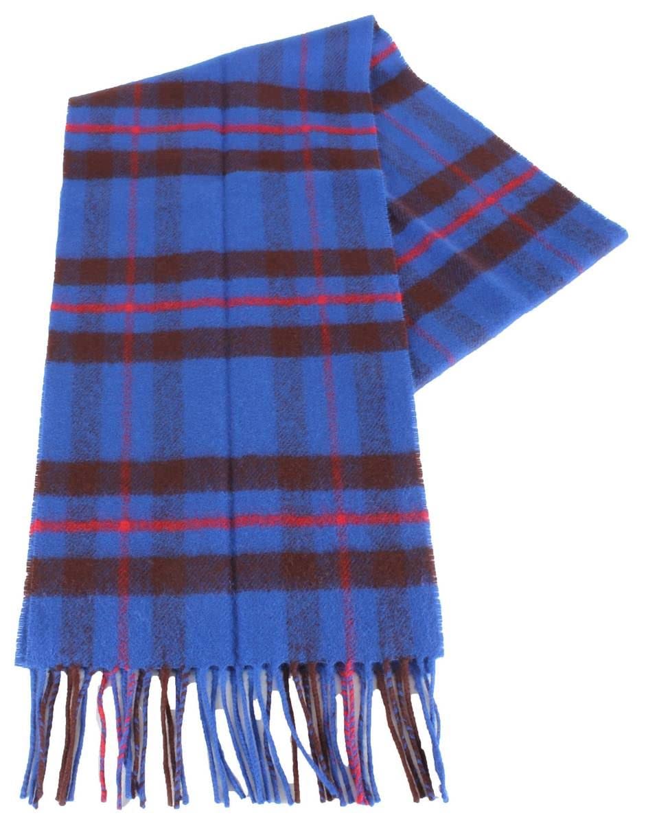 Lochcarron Of Scotland Unisex Elliot Modern Elliot (Modern) Long Tartan Scarf - Premium Quality, Brushed Lambswool. Available In Selection Of Tartans