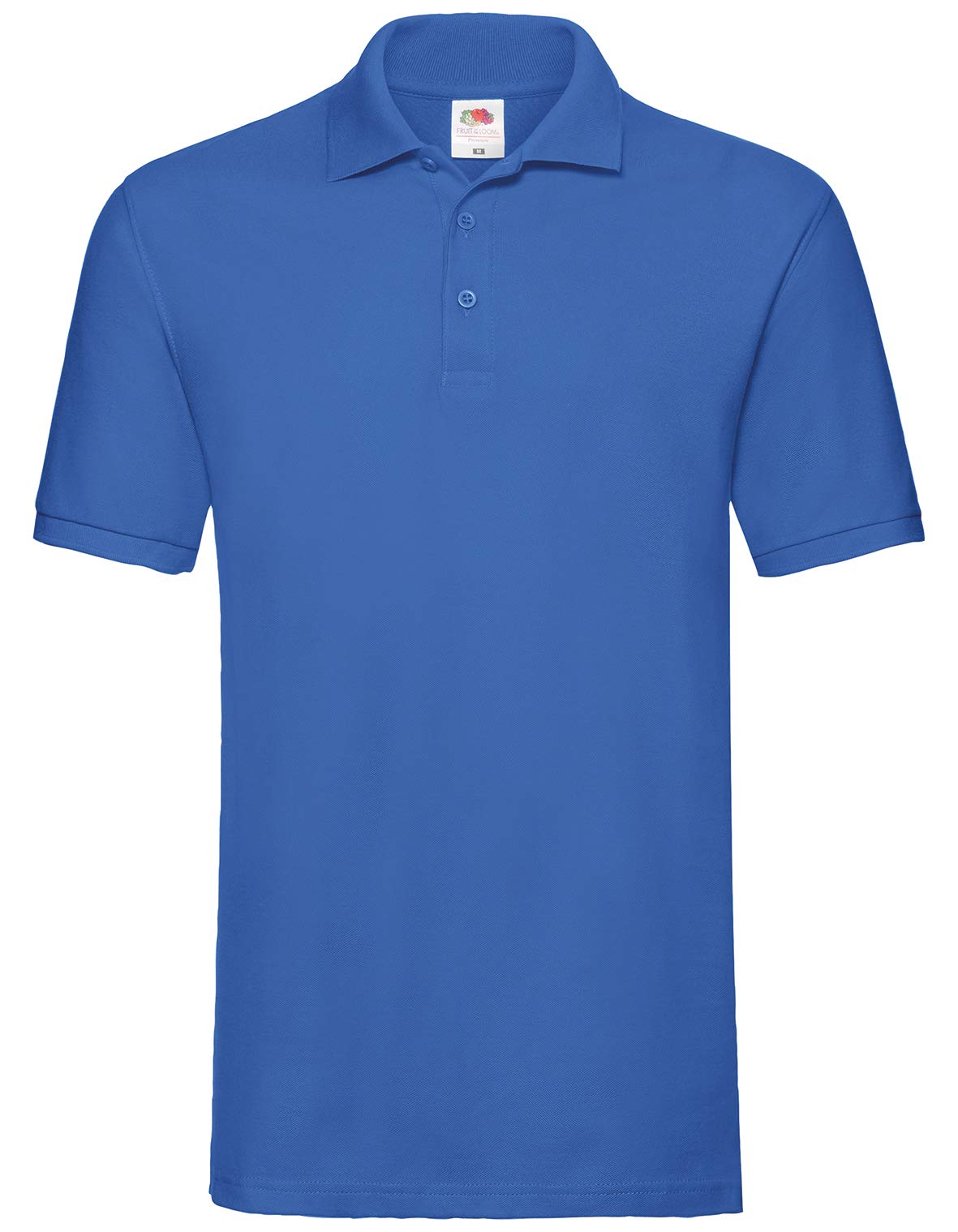 Fruit of the Loom Premium Mens Short Sleeve Polo Shirt (2XL) (Royal)