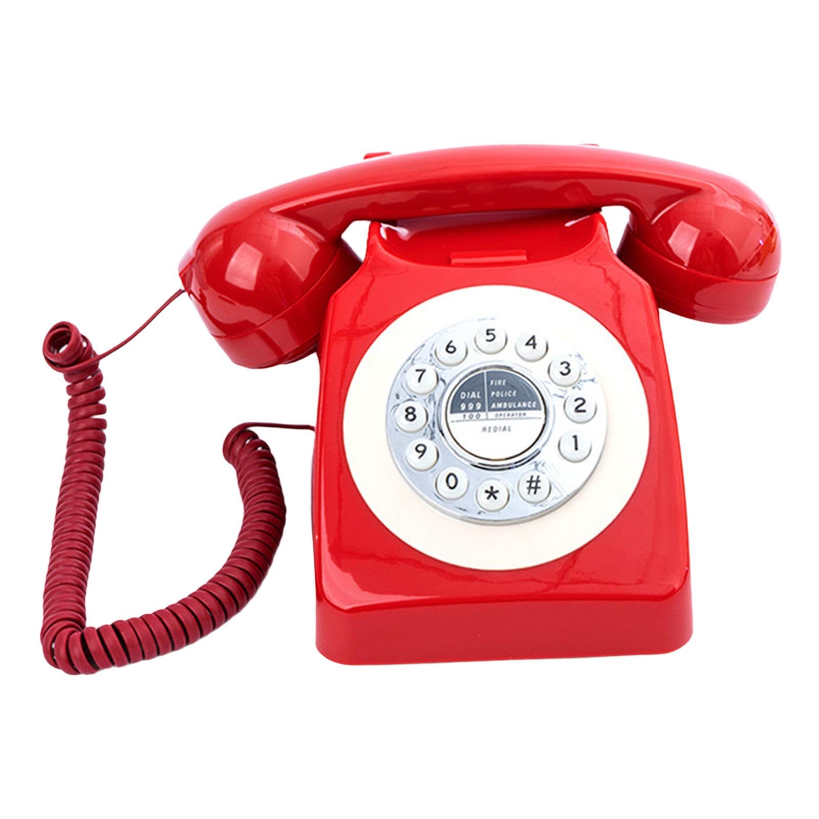 Audio Guest Book Phone Old Phone Recorder for Special Occasions Thanksgiving Red|Home & Garden| Wedding Supplies| Guest Books & Pens-image-22