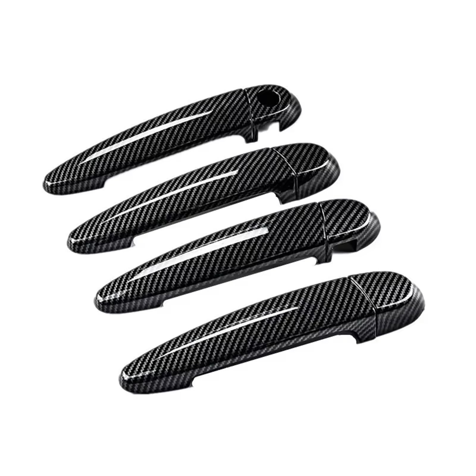 Cfdekoib Carbon Fiber Exterior Door Handle Cover Car Door Handle Trim Compatible With X1 For X2 For X3 Car Exterior Door Handle Cover Ring Sticker Plus Extra Pair Set