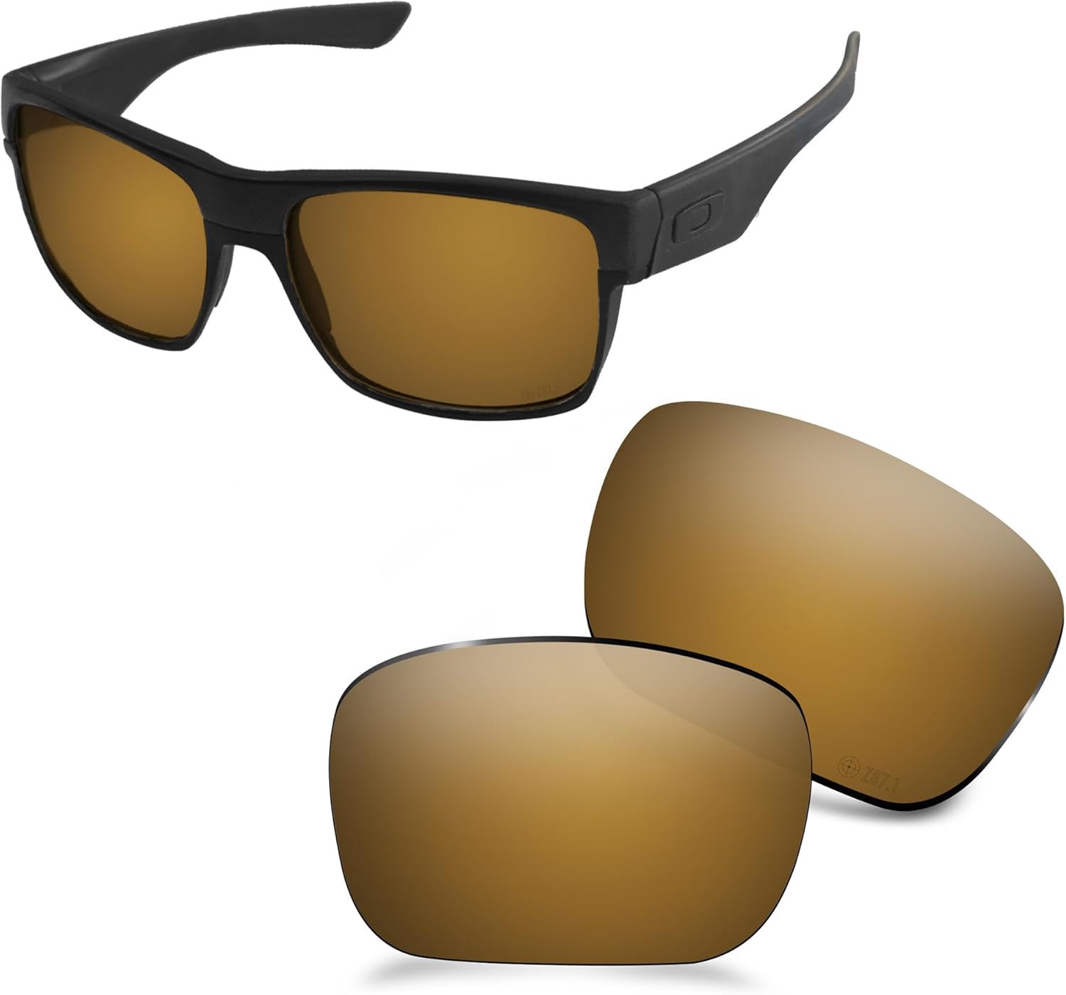 ANSI Z87.1 Replacement Lenses For Oakley TwoFace OO9189 Sunglasses
