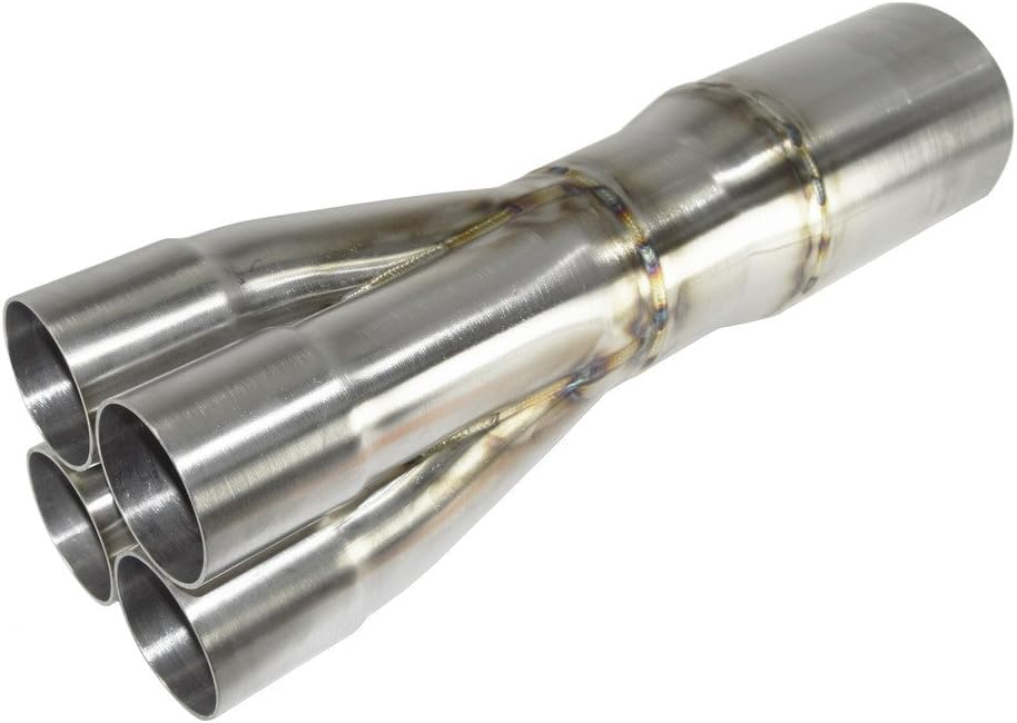 Stainless Headers Mfg. 4-1 Stainless Merge Collector 1.875” (1 7/8") Inlet To 3.5” (3 1/2") Outlet- American Made