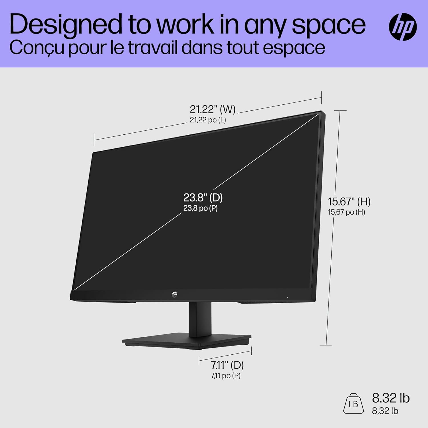 Amazon.com: HP V24i G5 24 Inch Computer PC Monitor Full HD