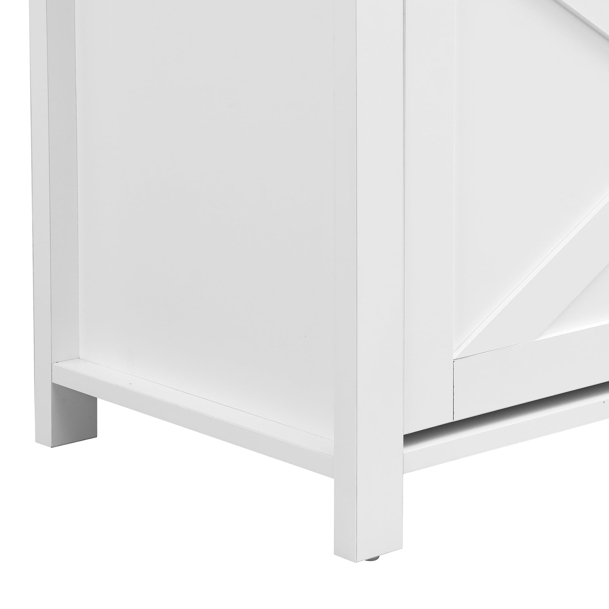 HAUSPROFI Garderobe Set, Flur Garderoben Komplettprogramme mit Schuhschrank Sitzbank, Wandgarderobe mit Ablage, Schlafzimmer Garderobenset, Flurmöbel Garderobe Set (Weiß, 195x75x35cm)