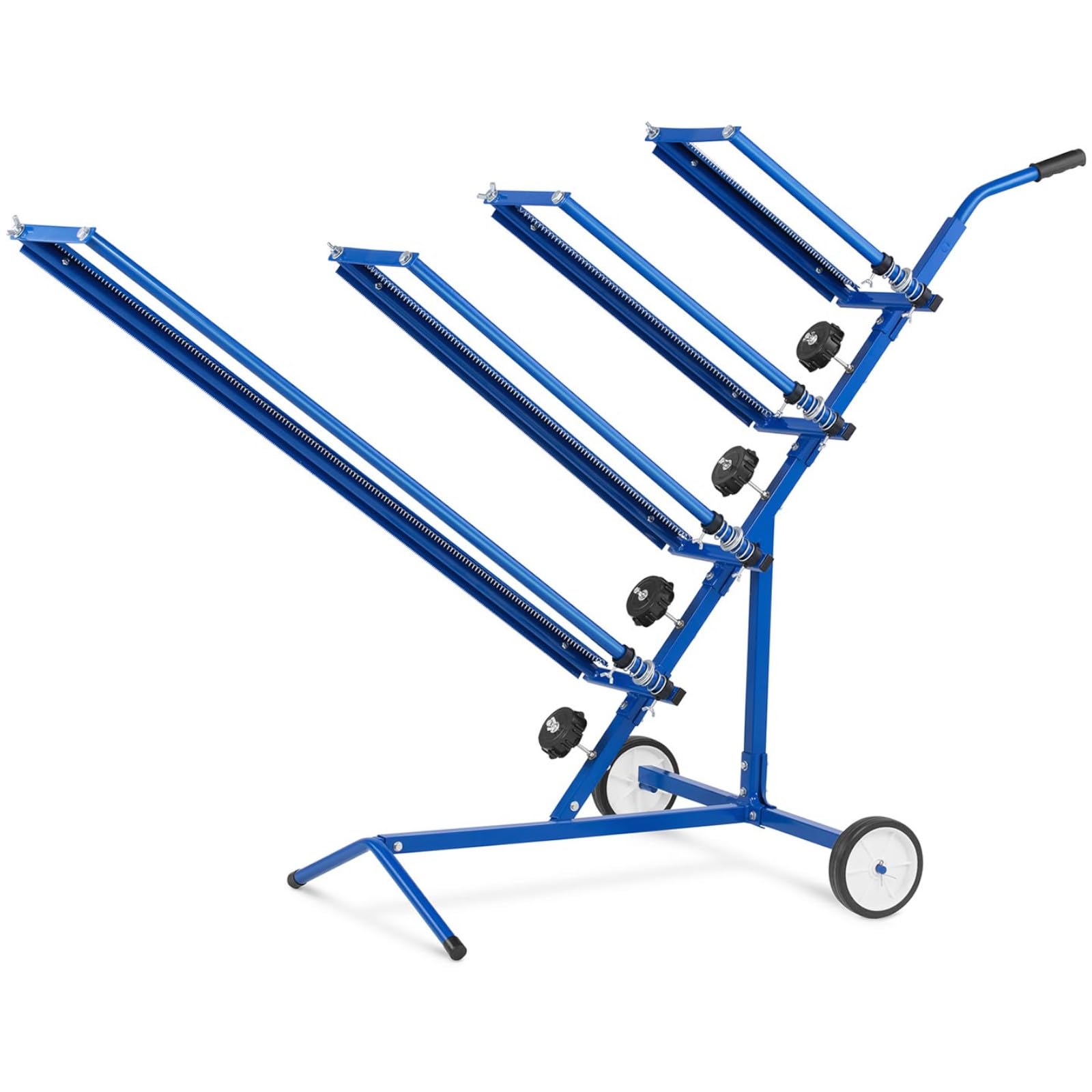 MSW MSW-MT-100 Chariot De Marouflage Dérouleur De Papier Kraft Distributeur Masquage Peinture Carrosserie (pour pour 4 Rouleaux De 30-100 cm, 2 Roues)