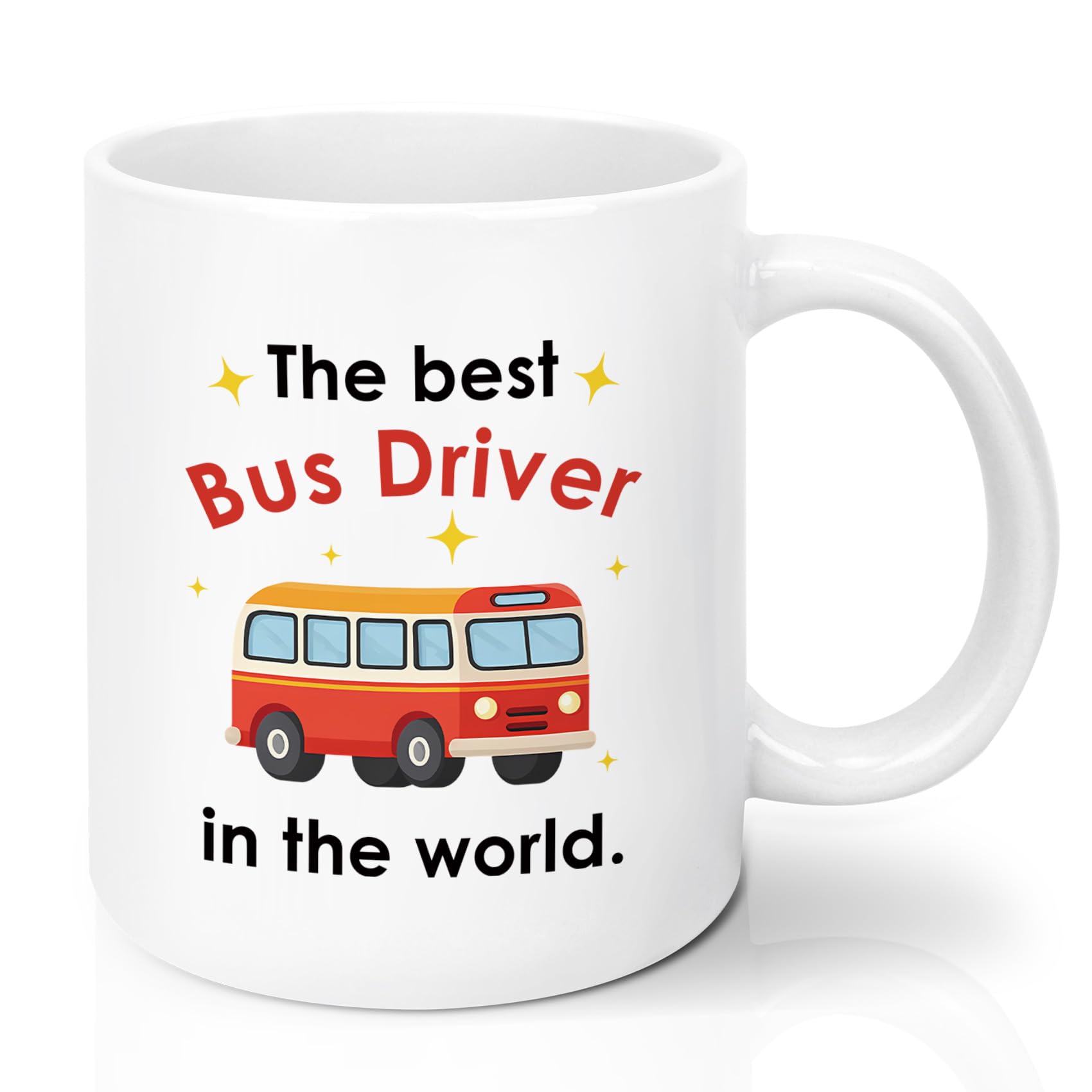 Bus Driver Gifts for Men Ceramic Mug Birthday Gifts for Bus Driver Buses Staff School Buses Drivers Thank You Birthday Christmas Valentines Easter Appreciation Gift for Friend Colleagues Dad Husband