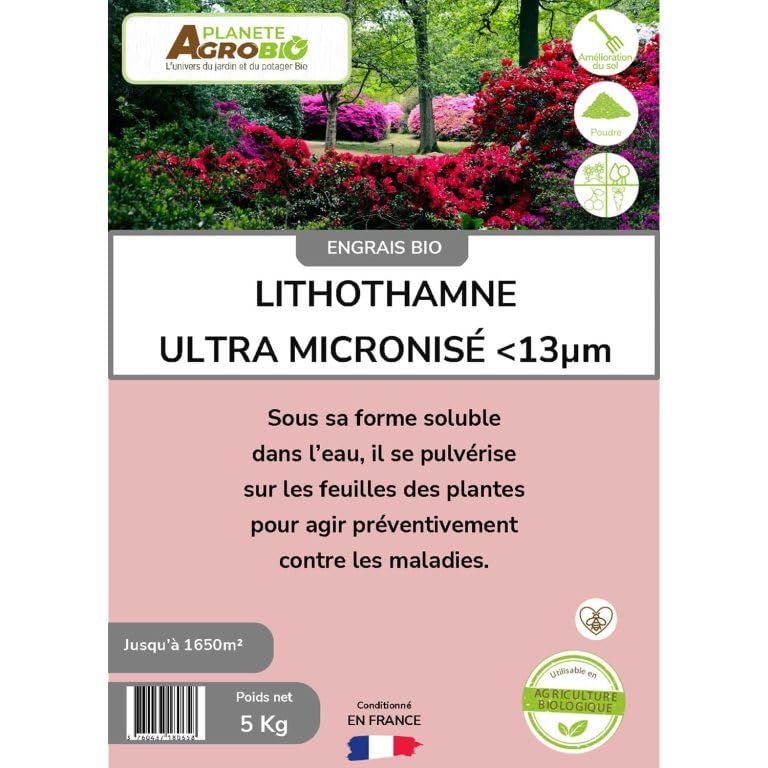 Lithothamne ultra micronisé (<13µm) 5 Kg