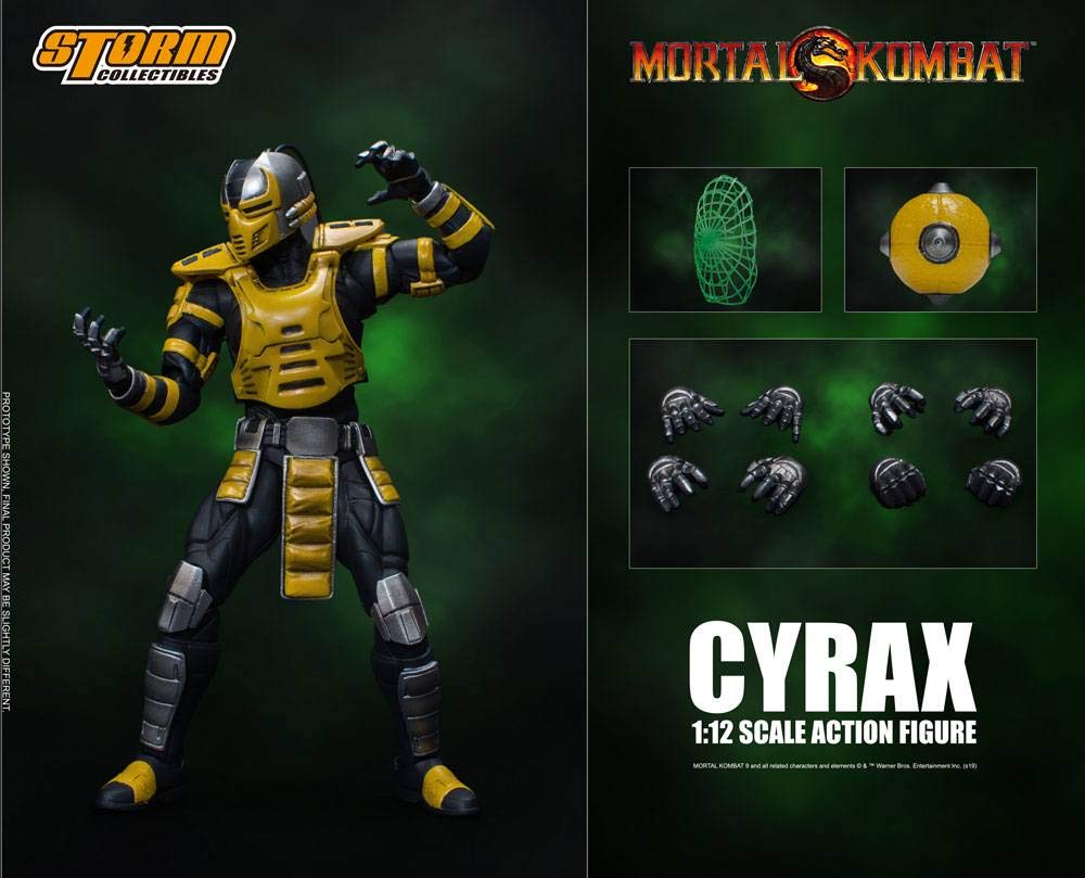 Amazon.com: Storm Collectibles 1/12 Cyrax Mortal Kombat : Toys & Games