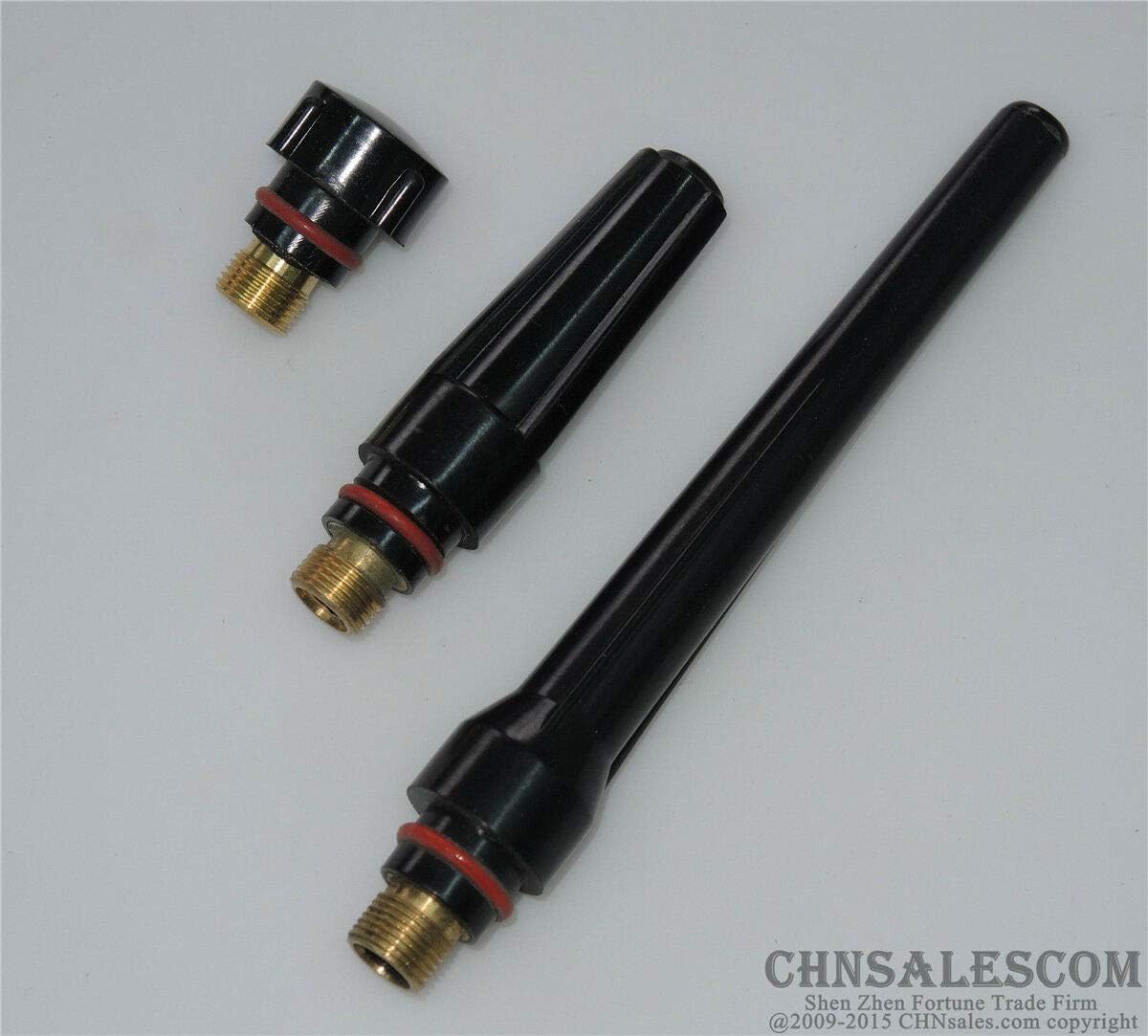 45 pcs TIG Welding Torch Gas Lens Kit WP-17 WP-18 WP-26 WC20 Cerium Tungsten