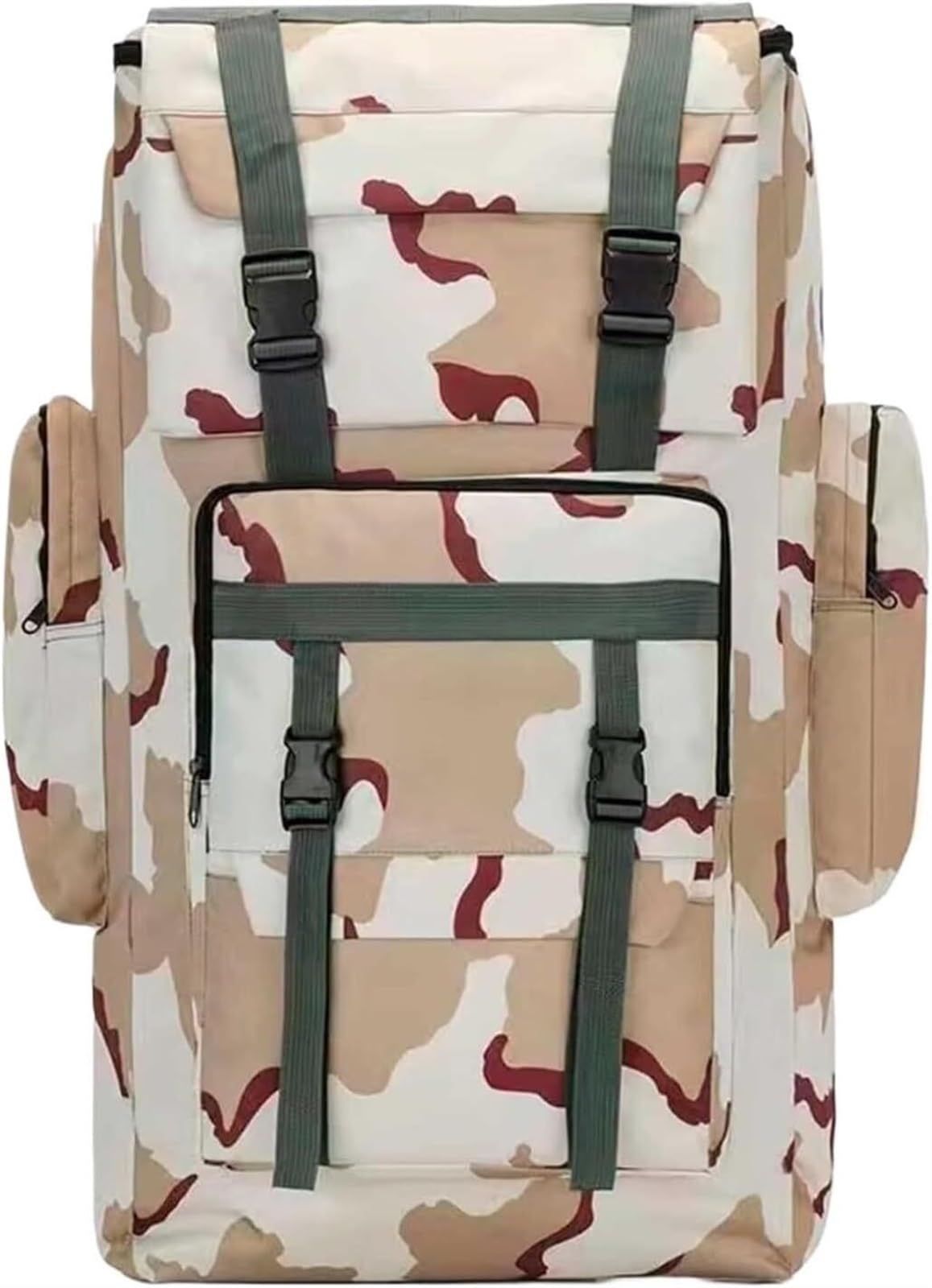 Reiserucksack mit großer Kapazität, multifunktional, wasserdicht, Camping-Rucksack, Outdoor-Sport, Oxford-Tuchmaterial, Wanderrucksack, Camping-Tasche (A)