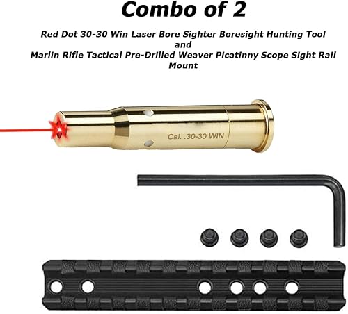 Miniatura 2 de GOTICAL Red Dot 30-30 Win Laser Bore Sighter Boresight Caza Herramienta 3030 Cartucho Bore Sight Láser Rojo