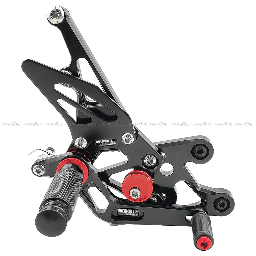 Set di pedane posteriori per moto per Yamaha FZ1 2006-2016, FZ8 2010-2013 Non-ABS, poggiapiedi regolabili, leva del cambio, pedale del freno, pedane posteriori
